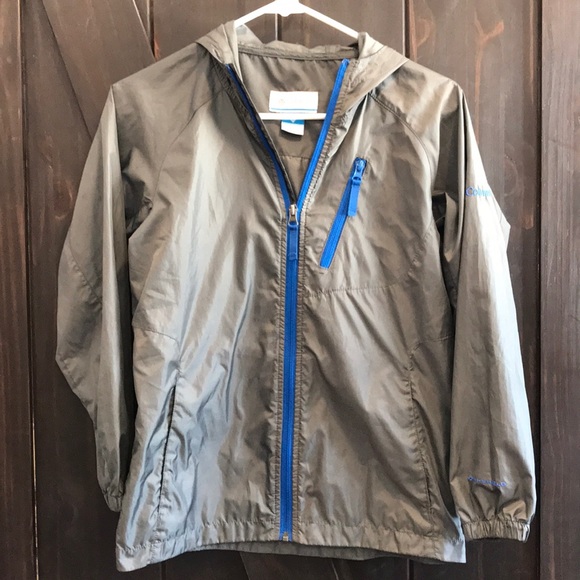 Grey Columbia wind breaker size 10/12